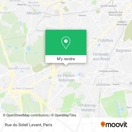 Rue du Soleil Levant plan