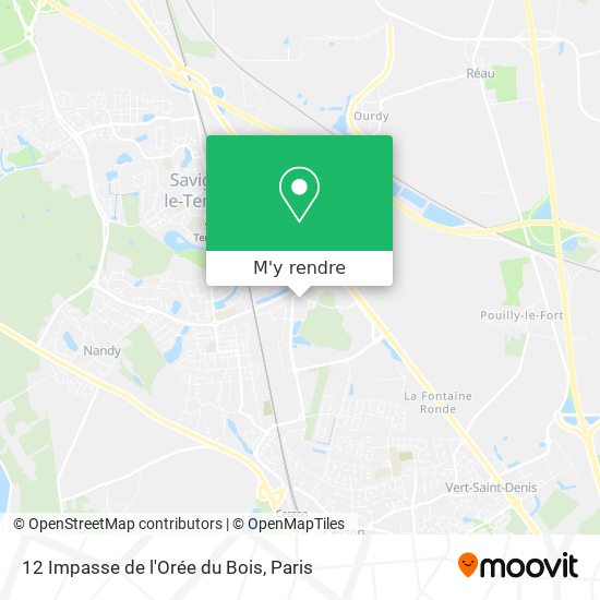 12 Impasse de l'Orée du Bois plan