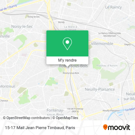 15-17 Mail Jean Pierre Timbaud plan