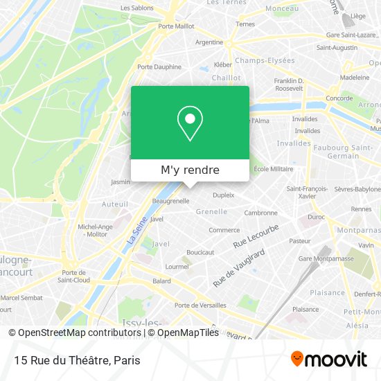 15 Rue du Théâtre plan