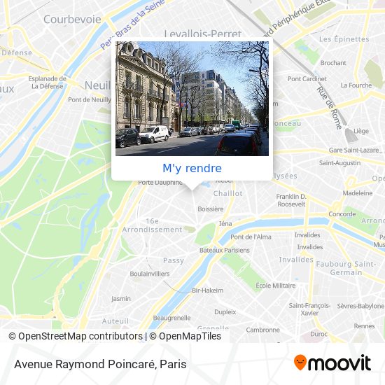 Avenue Raymond Poincaré plan