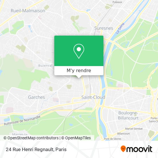 24 Rue Henri Regnault plan