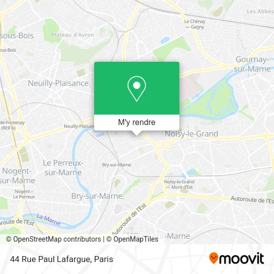 44 Rue Paul Lafargue plan
