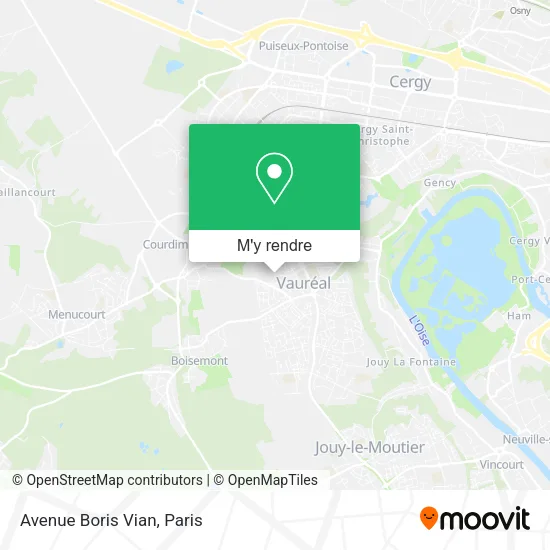 Avenue Boris Vian plan