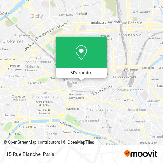 15 Rue Blanche plan