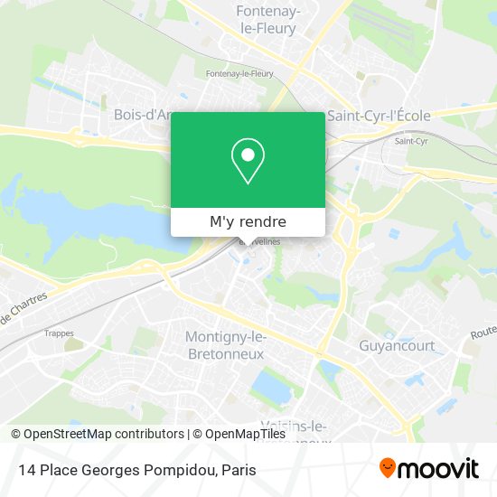 14 Place Georges Pompidou plan