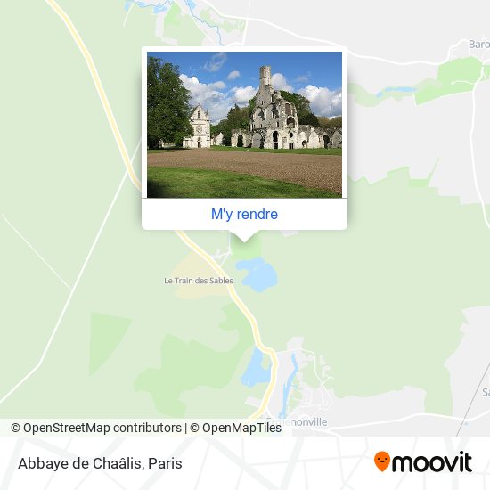 Abbaye de Chaâlis plan