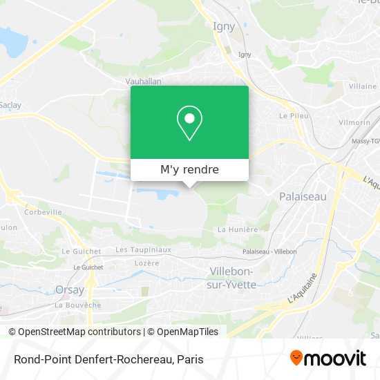 Rond-Point Denfert-Rochereau plan