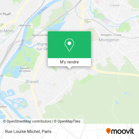 Rue Louise Michel plan