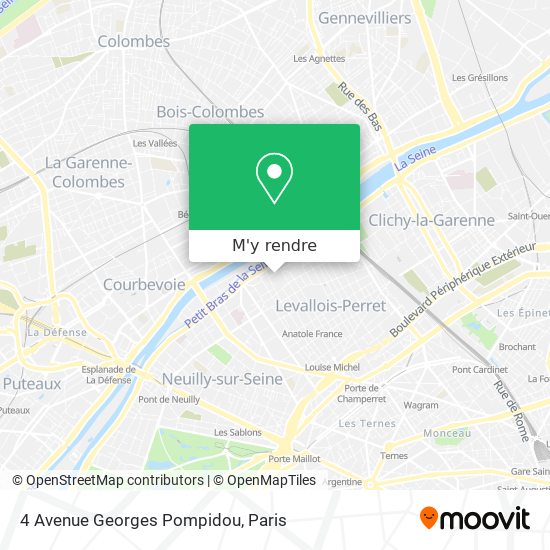 4 Avenue Georges Pompidou plan