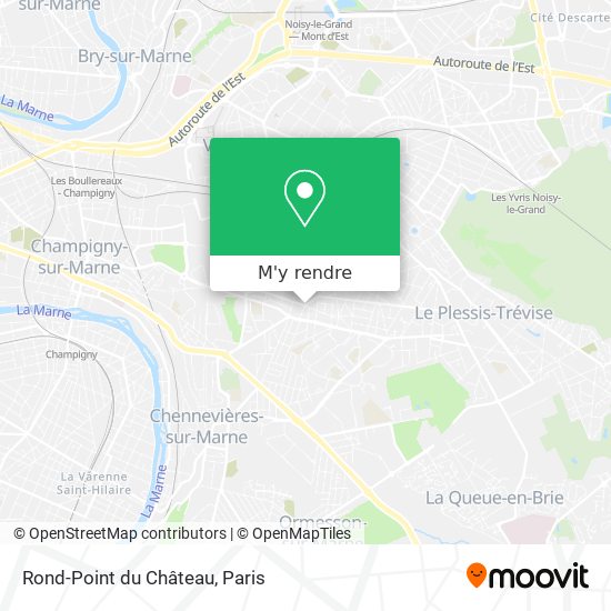 Rond-Point du Château plan