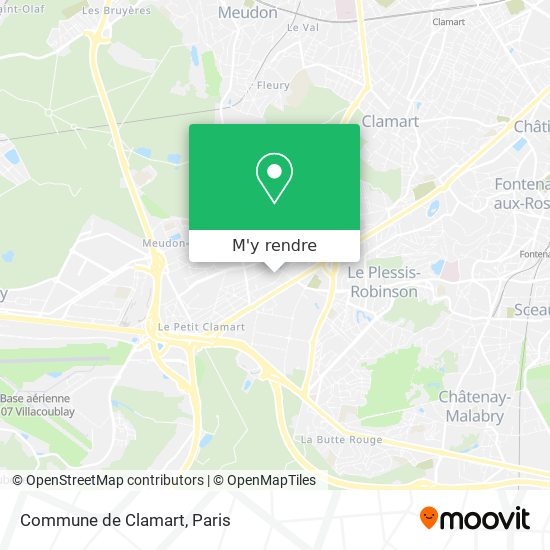 Commune de Clamart plan