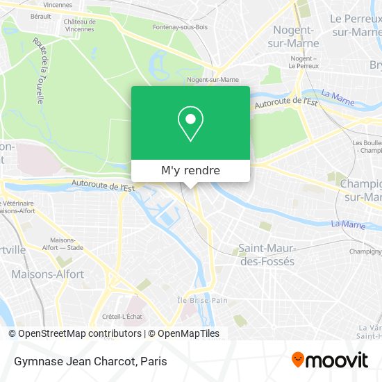 Gymnase Jean Charcot plan