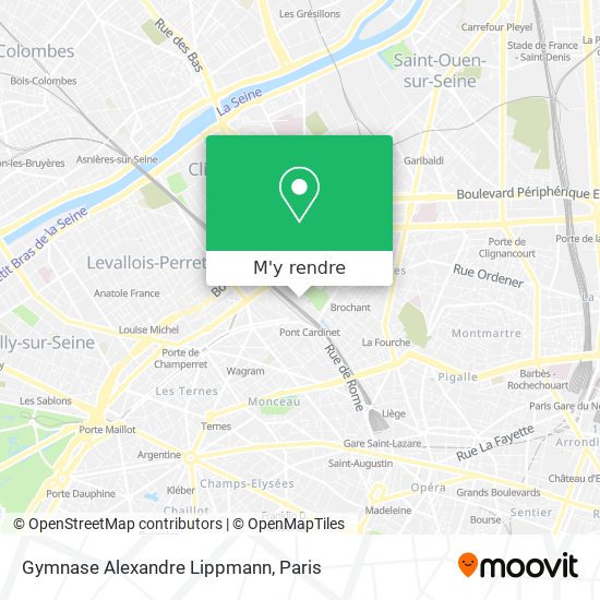 Gymnase Alexandre Lippmann plan