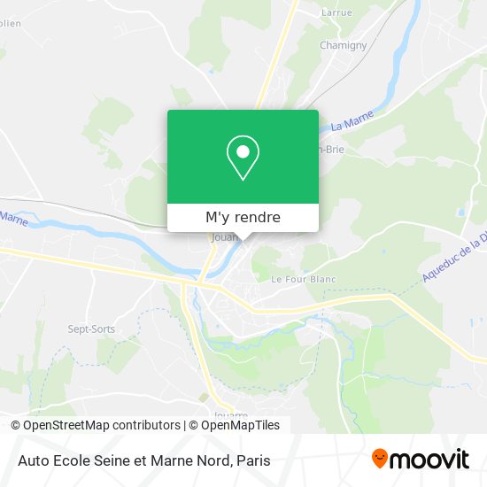 Auto Ecole Seine et Marne Nord plan