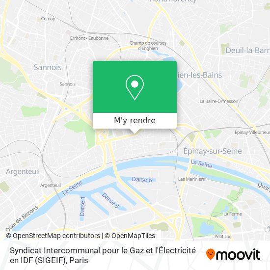 Syndicat Intercommunal pour le Gaz et l'Électricité en IDF (SIGEIF) plan