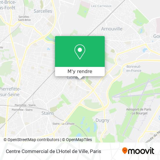 Centre Commercial de L'Hotel de Ville plan