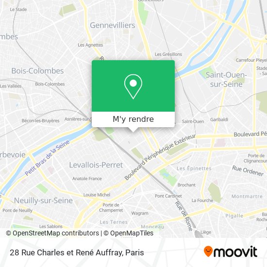 28 Rue Charles et René Auffray plan
