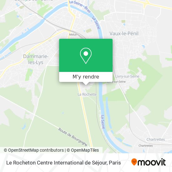 Le Rocheton Centre International de Séjour plan