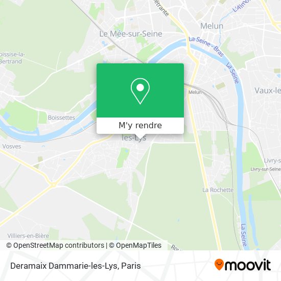 Deramaix Dammarie-les-Lys plan