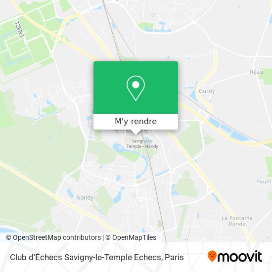 Club d'Échecs Savigny-le-Temple Echecs plan