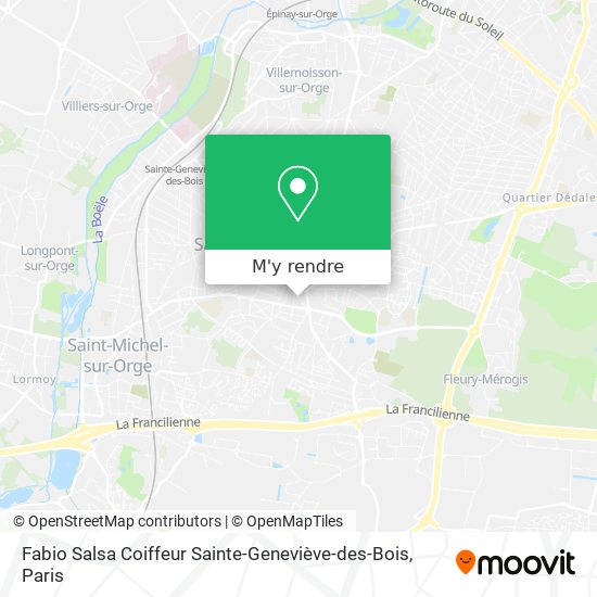 Fabio Salsa Coiffeur Sainte-Geneviève-des-Bois plan