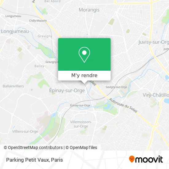 Parking Petit Vaux plan