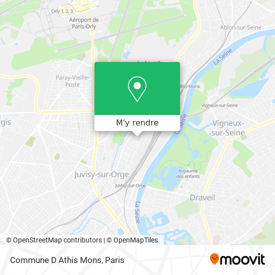 Commune D Athis Mons plan