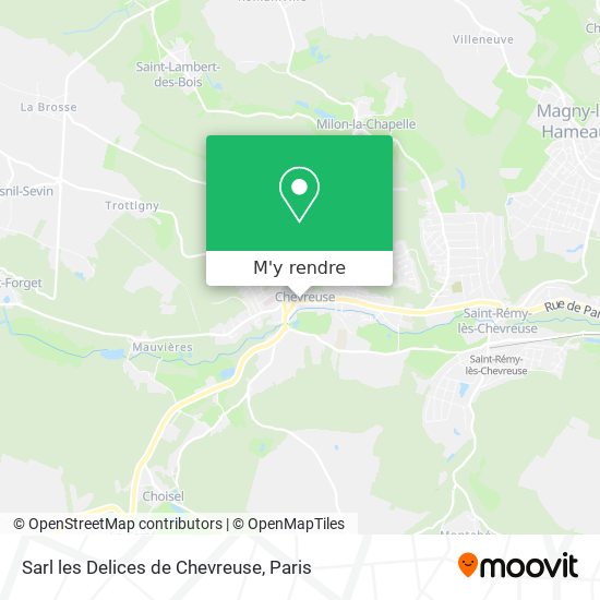 Sarl les Delices de Chevreuse plan