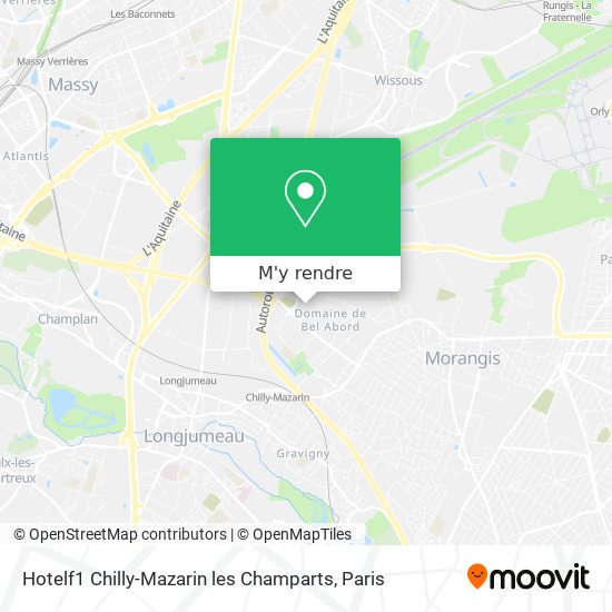 Hotelf1 Chilly-Mazarin les Champarts plan