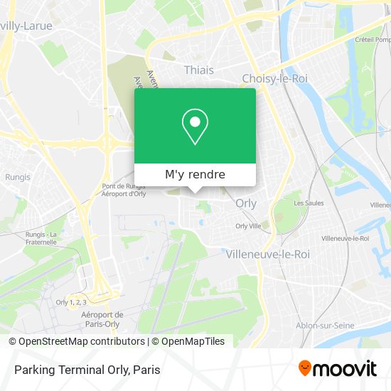 Parking Terminal Orly plan