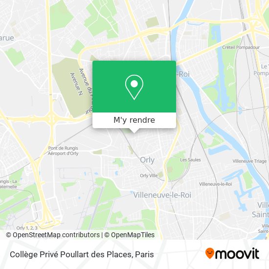 Collège Privé Poullart des Places plan