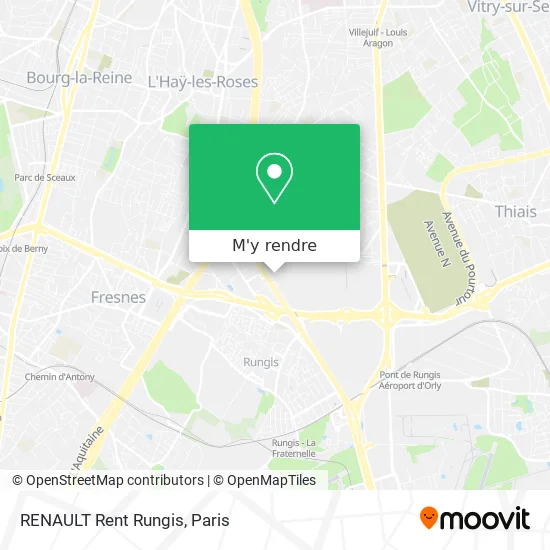 RENAULT Rent Rungis plan