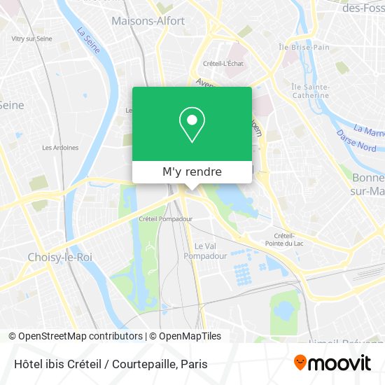 Hôtel ibis Créteil / Courtepaille plan