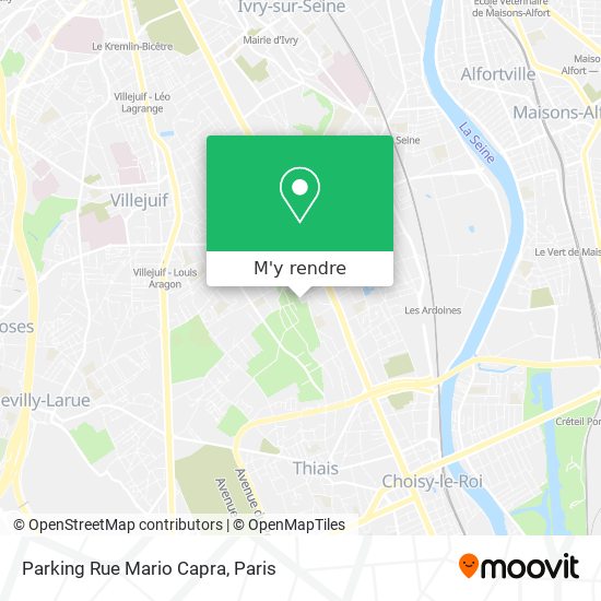 Parking Rue Mario Capra plan