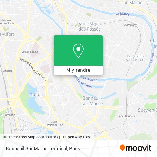 Bonneuil Sur Marne Terminal plan