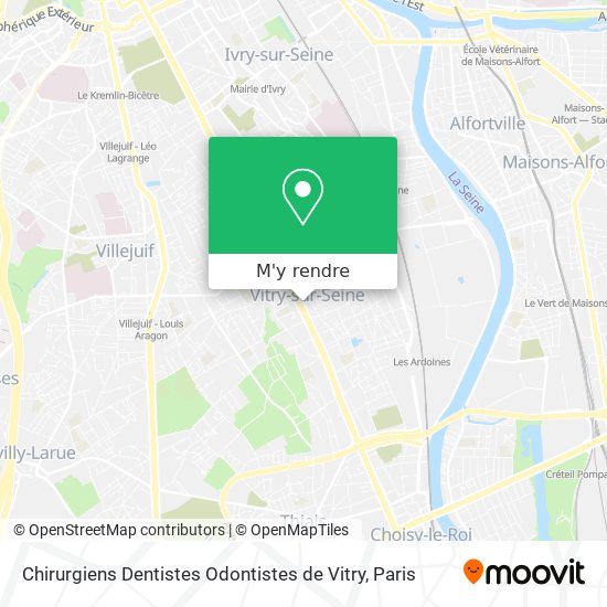 Chirurgiens Dentistes Odontistes de Vitry plan