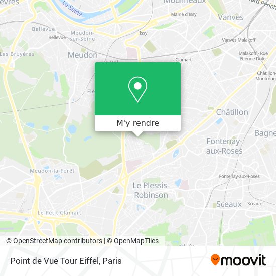 Point de Vue Tour Eiffel plan