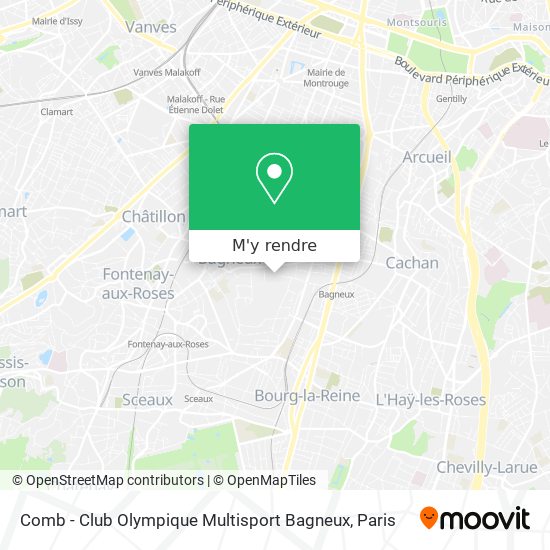 Comb - Club Olympique Multisport Bagneux plan