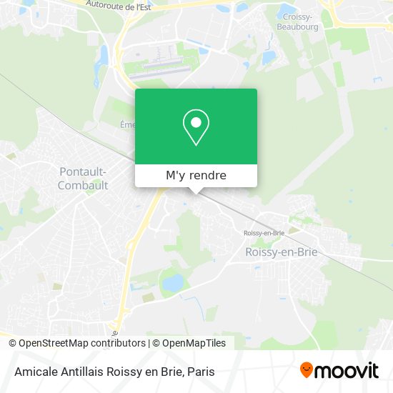 Amicale Antillais Roissy en Brie plan