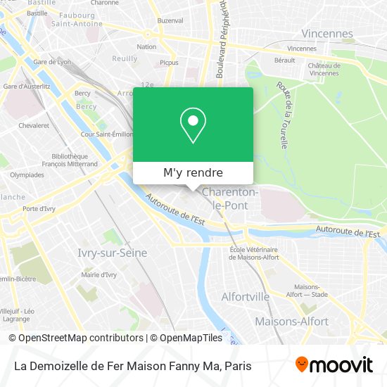 La Demoizelle de Fer Maison Fanny Ma plan