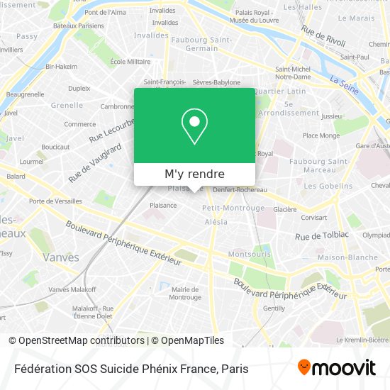 Fédération SOS Suicide Phénix France plan