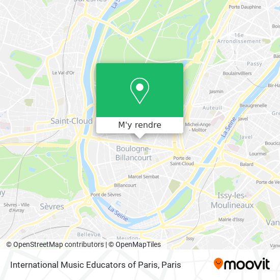 International Music Educators of Paris plan