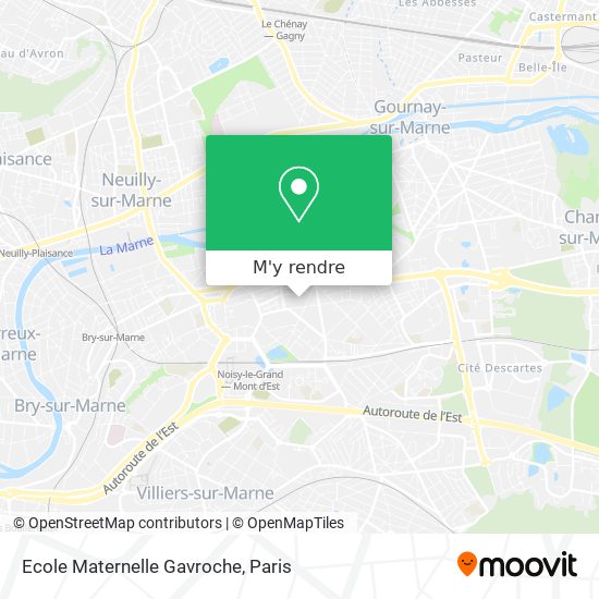 Ecole Maternelle Gavroche plan