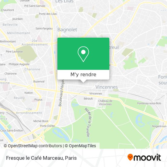 Fresque le Café Marceau plan