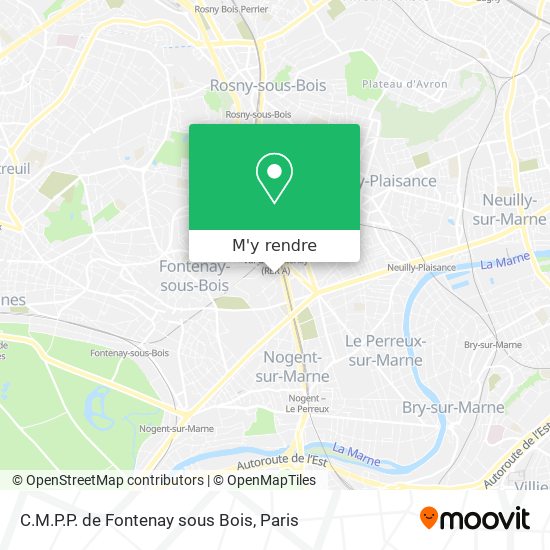 C.M.P.P. de Fontenay sous Bois plan