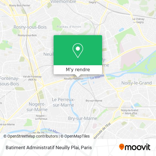 Batiment Administratif Neuilly Plai plan
