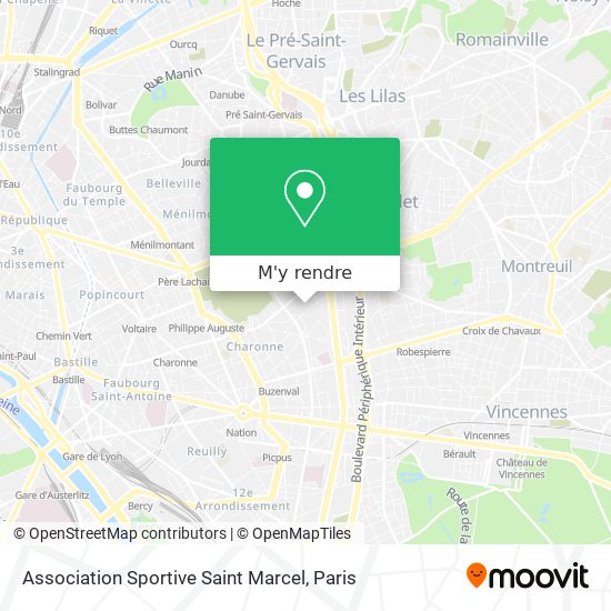 Association Sportive Saint Marcel plan