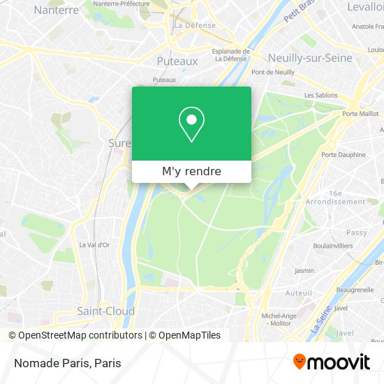 Nomade Paris plan