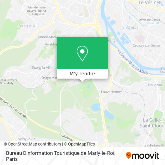 Bureau Dinformation Touristique de Marly-le-Roi plan